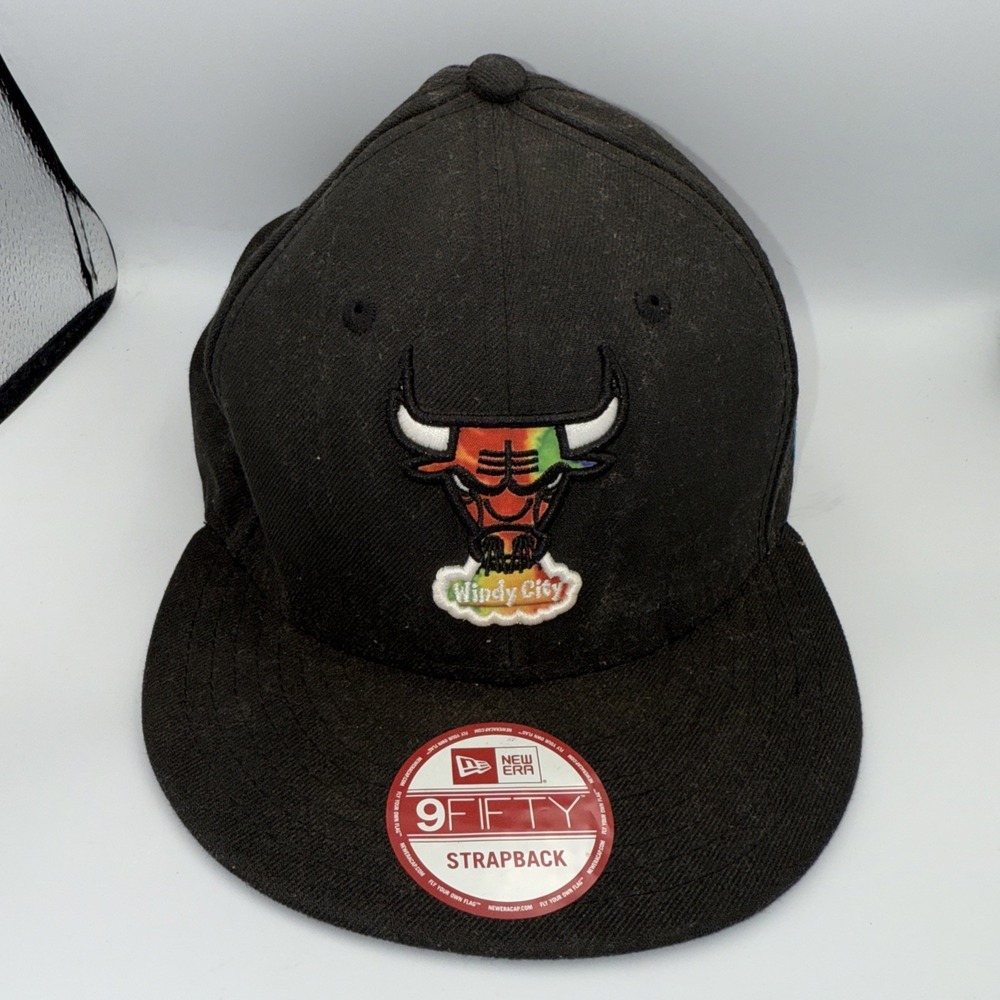 Chicago Bull Wind City Rainbow NEW ERA NBA Baseball Cap Hat‎ Embroidered 9FIFTY